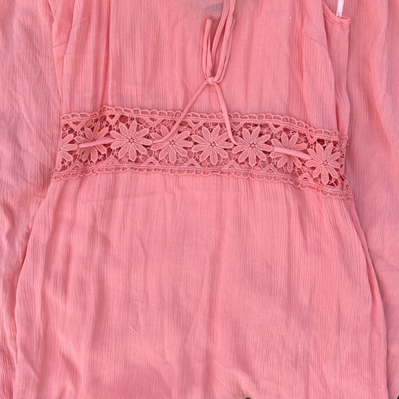 Salmon Summer Maxi Dress - Picture 2 of 4